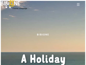 'bibione.com' screenshot