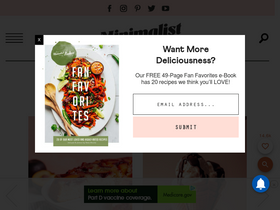 'minimalistbaker.com' screenshot