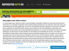 'repuestosauto.es' screenshot