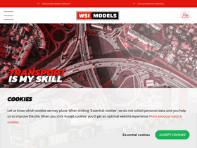 'wsi-models.com' screenshot