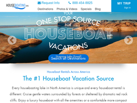 'houseboating.org' screenshot