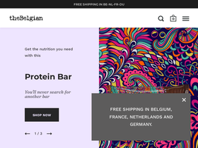 thebelgianbar.com homepage screenshot