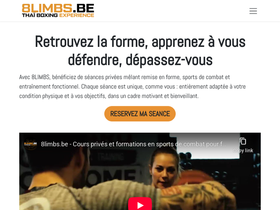 8limbs.be homepage screenshot