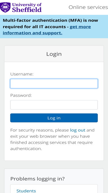 login.shef.ac.uk