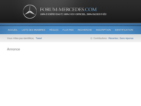 'forum-mercedes.com' screenshot