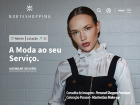 'norteshopping.pt' screenshot