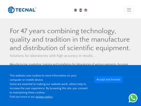 'tecnal.com.br' screenshot