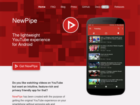 'newpipe.net' screenshot
