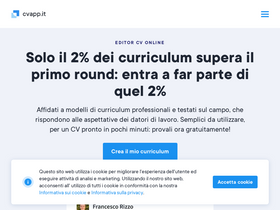 'cvapp.it' screenshot