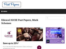 'pastpapersz.com' screenshot