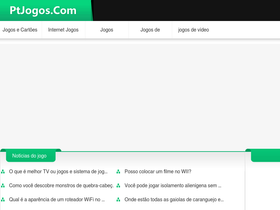 'ptjogos.com' screenshot