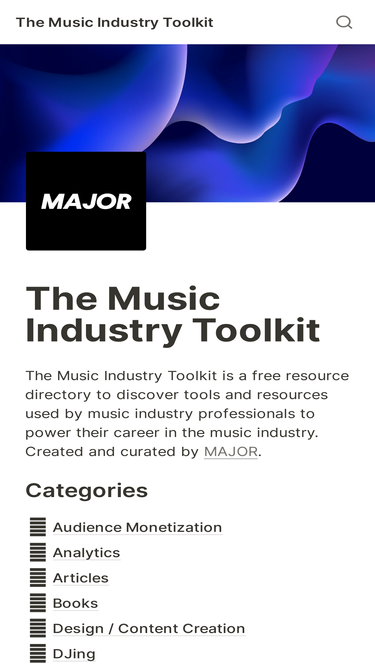 themusicindustrytoolkit.com