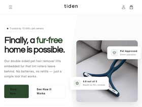 Tiden website screenshot