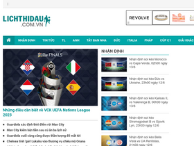 'lichthidau.com.vn' screenshot