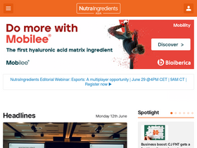 'nutraingredients-asia.com' screenshot