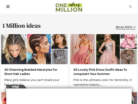 '1millionideas.com' screenshot