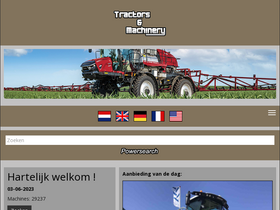 'tractors-and-machinery.nl' screenshot