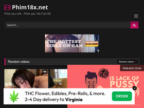 'phim18x.net' screenshot