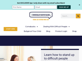 'ishouldhavesaid.net' screenshot