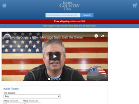 'knifecountryusa.com' screenshot