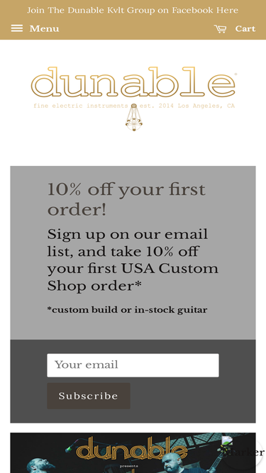 dunableguitars.com