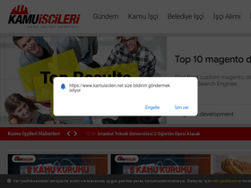'kamuiscileri.net' screenshot