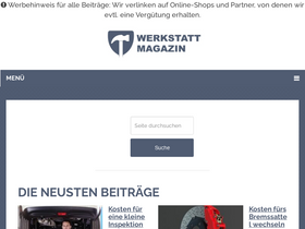 'werkstatt-magazin.de' screenshot