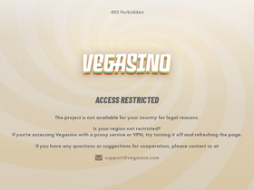 Interfaccia di Vegasino Online