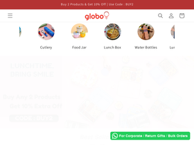 theglobo.in homepage screenshot