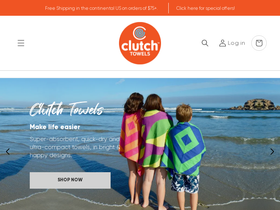 clutchtowels.com homepage screenshot