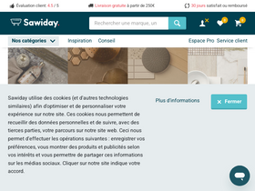 'sawiday.fr' screenshot