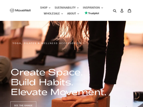 Movewell homepage screenshot