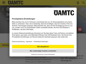 'oeamtc.at' screenshot