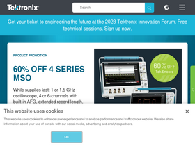 'tek.com' screenshot