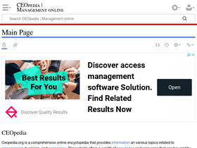 'ceopedia.org' screenshot