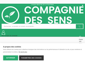 'compagnie-des-sens.com' screenshot