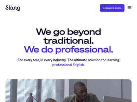 'slangapp.com' screenshot