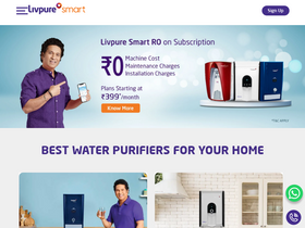 'livpuresmart.com' screenshot