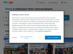 'trivago.pl' screenshot