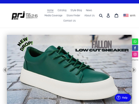projetwear.global homepage screenshot