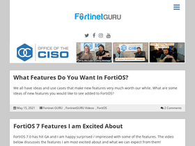 'fortinetguru.com' screenshot