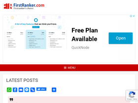 'firstranker.com' screenshot