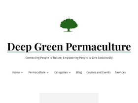 'deepgreenpermaculture.com' screenshot
