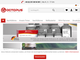 'octopus-office.de' screenshot