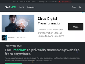 'freevpn.us' screenshot