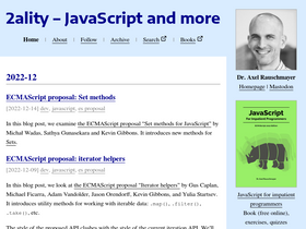 '2ality.com' screenshot