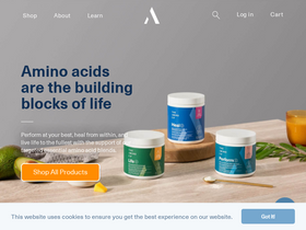 'aminoco.com' screenshot