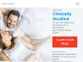 'tryrelaxium.com' screenshot