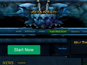 'voidswrath.com' screenshot