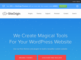 'siteorigin.com' screenshot